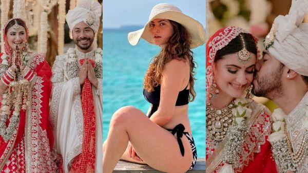 शादी के बाद हनीमून मनाने गई एक्ट्रेस, पति ने बिकिनी में क्लिक की ऐसी तस्वीरें हसीना ने इंस्टा पर कर दी अपलोड