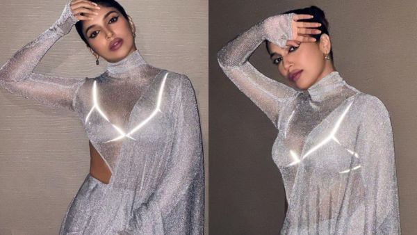 Bhumi Pednekar: चमकते ब्लाउज में कहर ढाती दिखी भूमि पेडनेकर, लोग बोले- 'जवानी तेरी बिजली की तार है'!