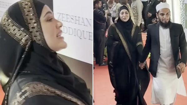 इफ्तार पार्टी में बिगड़ी प्रेग्नेंट सना खान की हालत, आनन-फानन में खींचते हुए निकले शौहर, बोली- अब नहीं...