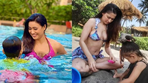 श्वेता से लेकर संजीदा तक ढलती उम्र में हीरोइनों ने बच्चों के सामने बिकिनी में एक्सपोज किया हुस्न, मिली गालियां