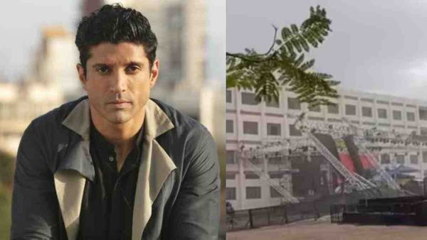 Farhan Akhtar: धूल भरी आंधी में गिरा फरहान अख्तर के कॉन्सर्ट का स्टेज, वीडियो देखकर होश उड़ जाएंगे