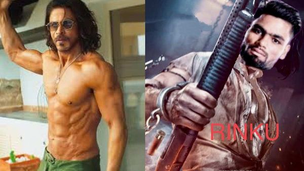Rinku Singh- 5 छक्कों ने बदली रिंकू सिंह की किस्मत, शाहरुख खान ने पठान पोस्टर किया उनके नाम!
