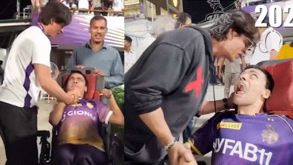 Shahrukh Khan ने स्पेशल फैन से की मुलाकात, माथे पे किया किस तो लोग बोले- दिलों का बादशाह!