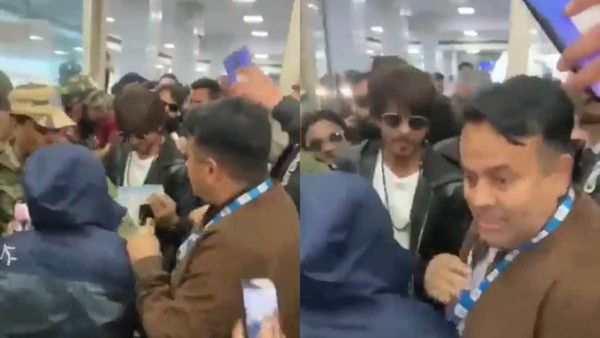 Shahrukh Khan: श्रीनगर एयरपोर्ट पर शाहरुख खान को भीड़ ने घेरा, सेल्फी के लिए क्रेजी हुए फैंस, वीडियो वायरल
