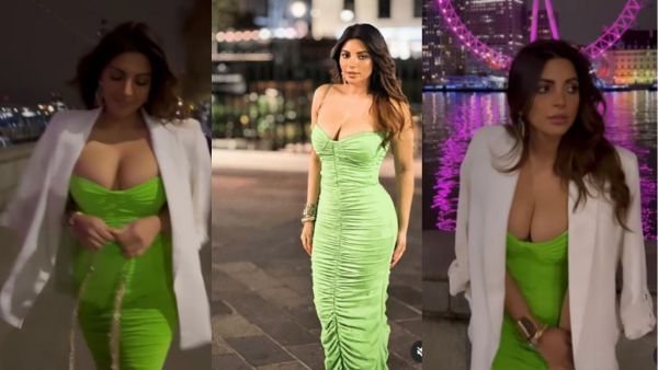 Shama Sikander: लंदन में बदन से खिसकती तंग ड्रेस में भागती नजर आईं शमा सिकंदर, आखिर क्या हुआ!