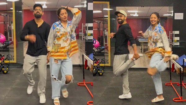 Anushka Sharma के साथ डांस करते हुए Virat Kohli के पैर में लगा झटका, लोग बोले- 'आराम से आईपीएल चल रहे हैं'