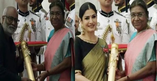 Padma Shri 2023: राष्ट्रपति ने रवीना टंडन और एमएम कीरावनी को किया पद्म श्री से सम्मानित
