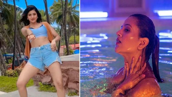 Anjali Arora- छोटी सी ड्रेस पहनकर बोल्ड हुईं अंजलि, पीछे पड़ीं पानी की छीटों ने बढ़ाई हॉटनेस!