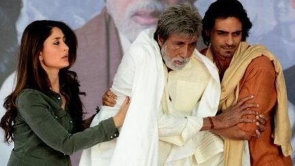 अमिताभ बच्चन को ये क्या हुआ, करीना कपूर और अर्जुन रामपाल ने बिग बी को किसी तरह संभाला