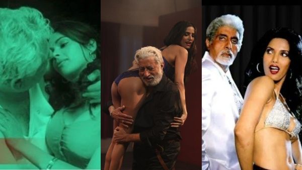 बेटियों की उम्र की हीरोइनों के साथ पर्दे पर कोजी हुए ये सितारे,हद से ज्यादा इंटीमेट सीन शूट करने में छूटे पसीन