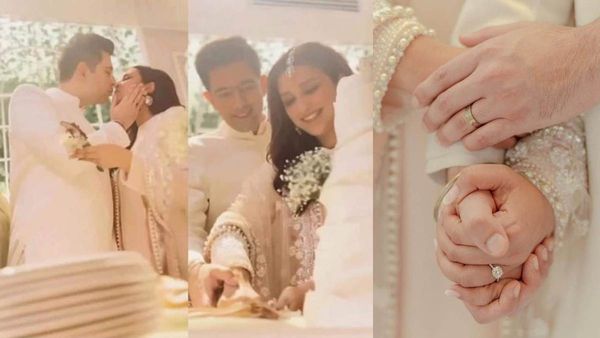Parineeti Raghav engagement: 4 टियर केक से लेकर भांगड़ा और किसिंग तक, राघव- परिणीति की सगाई का Inside वीडियो