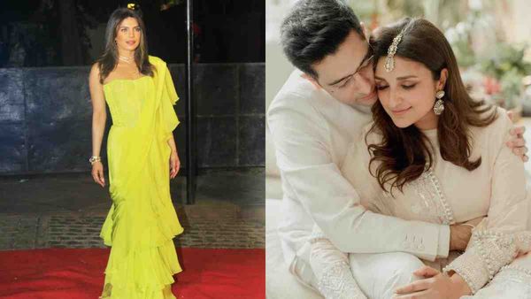 Parineeti- Raghav Engagement: बहन की सगाई में प्रियंका चोपड़ा का जलवा, गॉर्जियस आउटफिट में दिखीं देसी गर्ल
