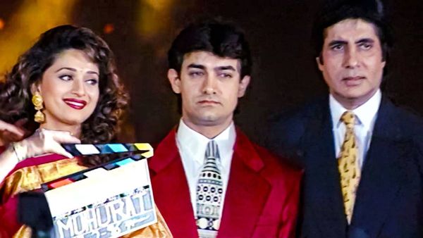 Madhuri Dixit और Aamir Khan की 27 साल पुरानी फिल्म, जो कभी रिलीज नहीं हुई- फिल्म के मुहूर्त से वायरल PHOTOS