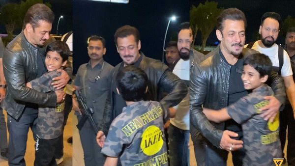 Salman khan- दौड़कर आया बच्चा और भाई के लिपट गया, दिल जीत लेगा सलमान खान का रिएक्शन!