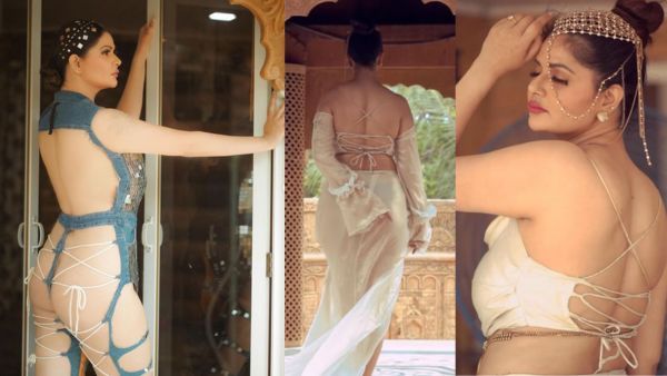 पीछे से हर तरफ से खुले कपड़ों में नजर आई लॉलिता भाभी, कोई भड़का तो किसी का डोला ईमान!