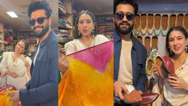सारा अली खान के लिए जयपुर में शेरों- शायरी करते कहीं दुपट्टा खरीदते तो कहीं जूती खरीदते दिखे विक्की कौशल!