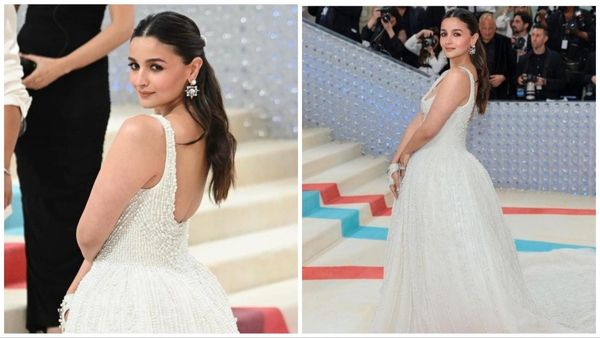 Met Gala 2023: बेहद प्यारा व्हाइट कलर का गाउन पहनकर मेट गाला के रेड कार्पेट पर पहुंची आलिया, हुस्न ने ढाया कहर