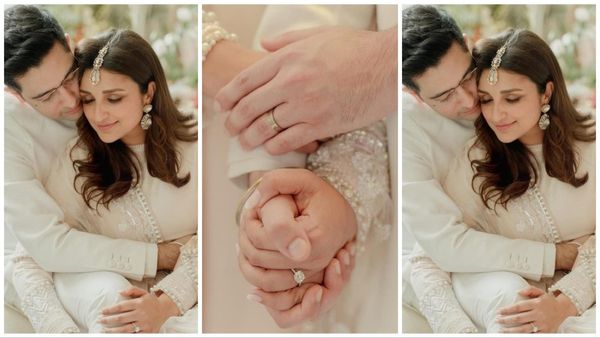 Parineeti Raghav Engagement: एक दूजे की बाहों में नजर आए परिणीति और राघव, देखें सगाई की खूबसूरत तस्वीरें
