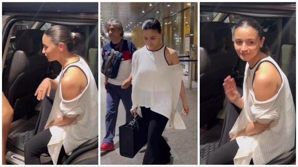 Alia Bhatt: रात में कोरिया से लौटने पर आलिया भट्ट के एयरपोर्ट लुक ने सबका ध्यान खीचा अपनी ओर, देखिए तस्वीरें