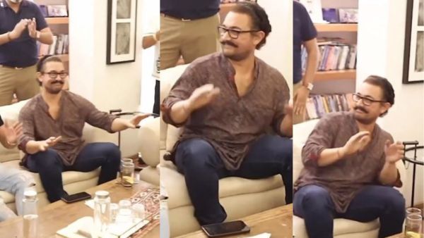 आमिर खान पर चढ़ा 'अंग्रेजी बीट' का नशा; सोफे पर बैठे-बैठे सोनम बाजवा के साथ कुछ इस तरह थिरकते नजर आए!