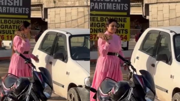 Video: हसीना ने ईंट उठाकर तोड़ दिया खड़ी गाड़ी का शीशा, सोशल मीडिया पर मिल रही है गालियां