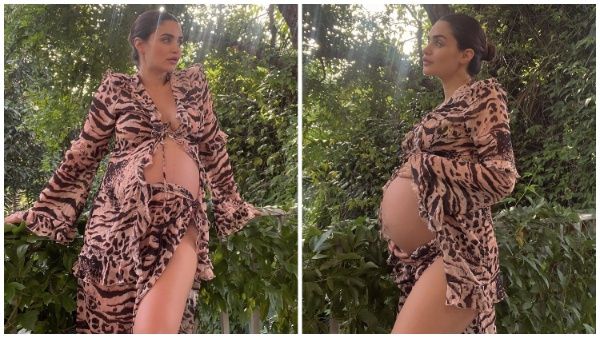 बिना शादी लिव इन रिलेशन में दूसरी बार प्रेग्नेंट हुई ये हसीना, हर तरफ से खुले कपड़ो में दिखाया इतना बड़ा पेट