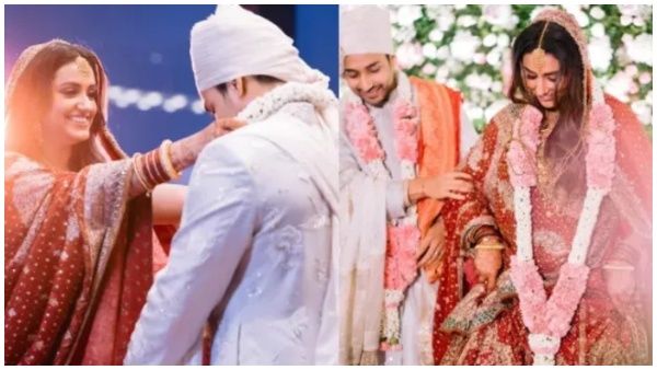 सौतेली मां का लहंगा पहना दुल्हनिया बनी मशहूर स्टार की बेटी, दो साल पहले ही पापा रचाई थी शादी