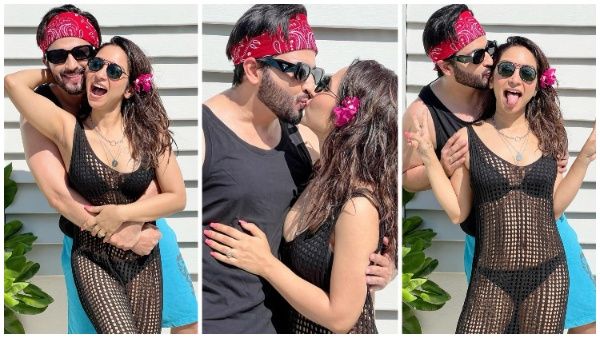 पत्नी के बर्थडे पर बेकाबू हुआ ये स्टार, जालीदार कपड़ों में देख रखा ऐसी जगह हाथ और करने लगा...