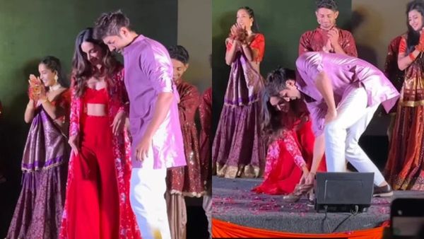 स्टेज पर कार्तिक आर्यन ने उठा ली कियारा आडवाणी की हील वाली सैंडल, खुद हाथों से पहनाया, वीडियो देख फैंस फिदा