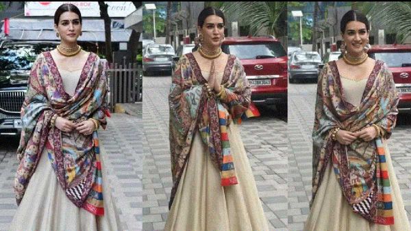 Kriti Sanon- मां सीता दिखने के चक्कर में ऐसे कपड़े पहनकर पहुंची कृति सैनन, बुरी तरह से हो रही हैं ट्रोल!