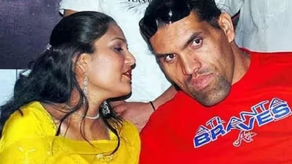 देखिए कैसी दिखती हैं 7 फीट के रेसलर द ग्रेट खली पत्नी, फोटो हो रही हैं वायरल
