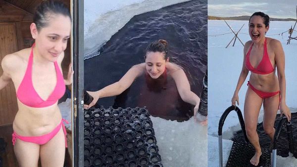 बिकिनी पहन बर्फीले पानी में उतरी ये हसीना, लोग बोले- 'तुम्हारी गर्मी से पानी भी गर्म हो जाएगा'