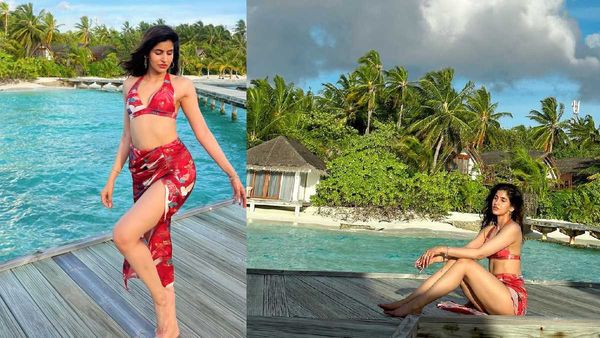 Sakshi Malik- टांगे दिखाने के लिए अधूरा कपड़ा ऊपर करके बैठ गई, कलरफुल ब्रालेट में पारा किया गर्म!