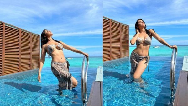 पूल में बदन से चिपकी बिकिनी पहन हसीना ने कहा-गुड मॉर्निंग, लोग बोले- मंडे है आज, फोकस मत बिगाड़ो!