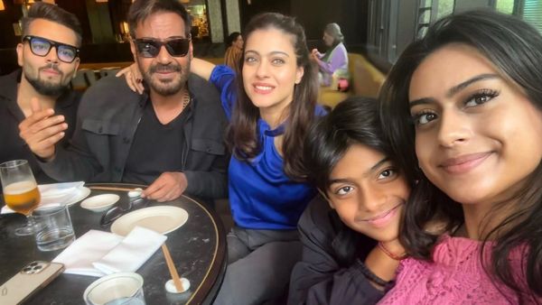 Ajay Devgn की परफेक्ट फैमिली फोटो वायरल, काजोल और बच्चों के साथ लंच डेट, फैंस बोले- 