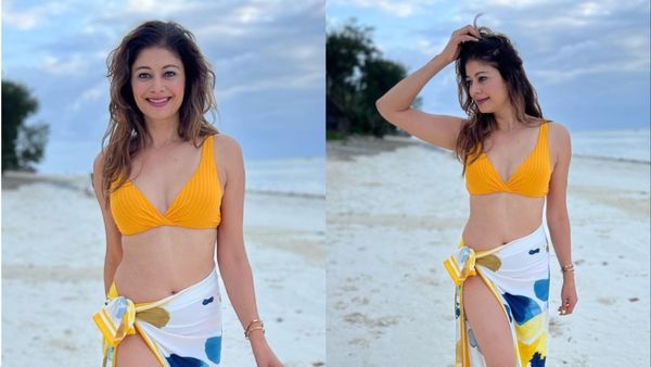 बीच पर धागे वाली आर-पार दिखने वाली ड्रेस में नजर आई हसीना, हुस्न देख बहके लोग और कहा- 'बस एक बार...'