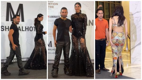 कपूर सिस्टर्स के सामने फेल हुई शो स्टॉपर, मनीष मल्होत्रा के शो में ऐसे ऐसे अंदाज में पहुंची खुशी-जाह्नवी कि...