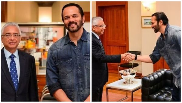 'सिंघम अगेन' से धमाका करने को तैयार रोहित शेट्टी ने की मॉरीशस के प्रधानमंत्री प्रविंद जुगनाथ से मुलाकात