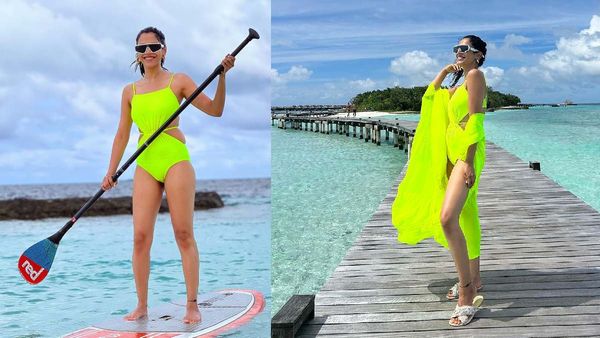 पापा के सामने बोल्ड स्विम सूट में मस्ती करती रहीं मिर्जापुर की स्वीटी, लोग बोले- गुड्डू पंडित बुला रहे हैं..