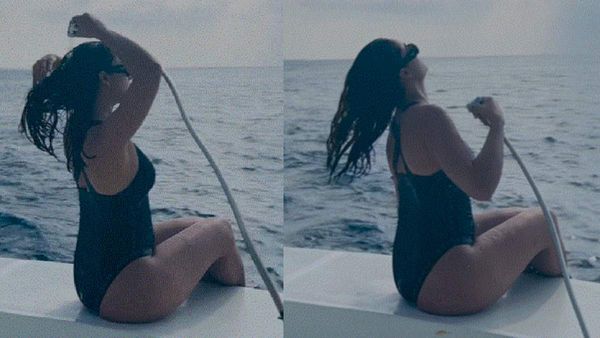 इस हालत में समुंदर किनारे शॉवर लेती नजर आईं आश्रम की बबिता, बाबा निराला के साथ भी हो चुकी हैं बोल्ड!