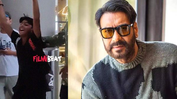 ना अजय ना काजोल, एयरपोर्ट पर ये किसको देखकर उछल पड़ा Yug? मजेदार वीडियो वायरल!