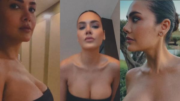 Esha Gupta: एक तो हसीना ने पहन ली इतनी ज्यादा ट्राइट ड्रेस, ऊपर से कैमरे के सामने झुककर...