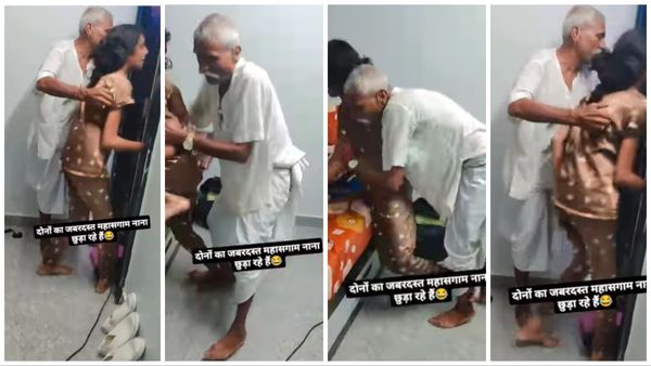 बच्ची के साथ नाना का ऐसा वीडियो हुआ वायरल... पूरा देखकर लोगों की आंखे में आए आंसू