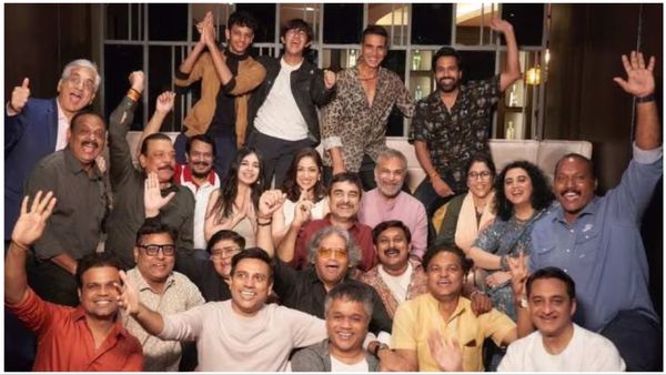 अक्षय कुमार ने रखी 'ओएमजी 2' की सफलता पर सक्सेस पार्टी, यामी गौतम के साथ दूसरे सितारे भी आए नजर