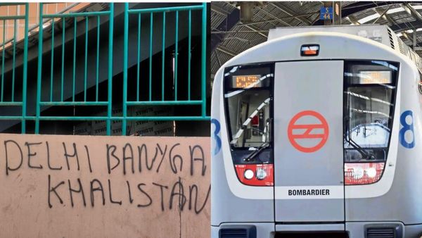 सात मेट्रो स्टेशन की दीवारों पर लिखा गया 'दिल्ली बनेगा खालिस्तान', नारे देखकर डरे शहर के लोग