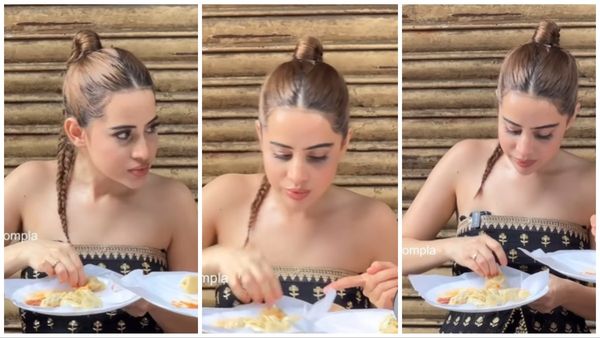 Urfi Javed Video: मोमोज देख लपलपाई उर्फी जावेद की जीभ, इस हालत में पहुंच गई सड़क किनारे