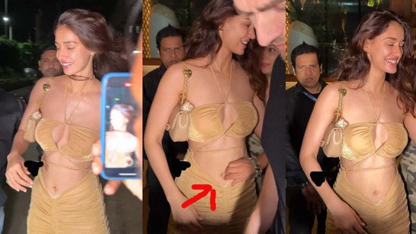 Disha Patani की खिसकती स्कर्ट को भीड़ में ही किसी ने उठाया ऊपर, कैमरे में कैद हो गया Oops Moment!