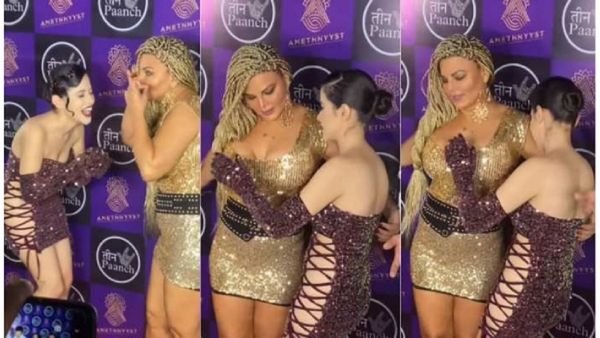 VIDEO: जब राखी सावंत ने सहेली उर्फी जावेद को बताया आदिल ने किया मेरा रेप... ऐसे था उर्फी जावेद का रिएक्शन