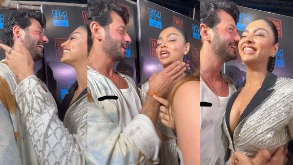 Akansha Puri को देखकर फिर बेकाबू हुए Jad Hadid, मीडिया के सामने दोहराई वही हरकत, किसिंग वीडियो..