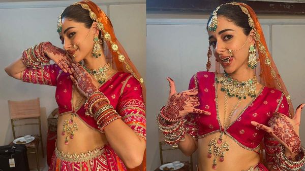 Ananya Panday- दुल्हन बनीं अनन्या पांडे की इस तस्वीर ने काटा बवाल, क्यों पहना शादी की जोड़ा?